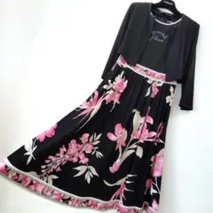 近年 新品❤️レオナール アンサンブル❤️ワンピース ボレロ セットアップ 38