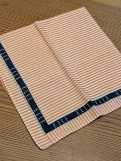 新品　ELLEのストライプハンカチ