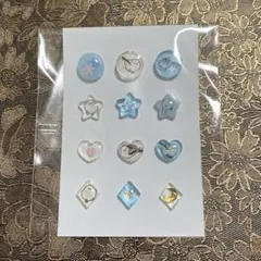 レジン おはじきシール ぷっくりシール シマエナガ