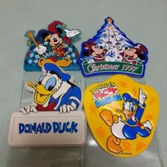 東京ディズニーランド　チケットホルダー　レトロ　15周年　クリスマス　ドナルド