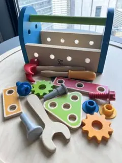 hape 木製工具箱 知育玩具