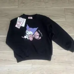 Kuromi☆ブラック トレーナー☆120☆新品
