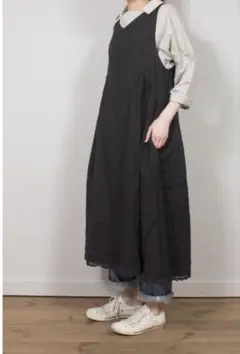 nest Robe リネンレース付ワンピース