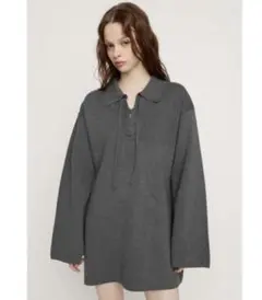 SLY スキッパー レースアップ ショートワンピース 冬服 春服