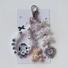 韓国ビーズキーホルダートレカケy3kバレエコア