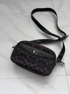 COACH シグネチャー ショルダーバッグ ブラック