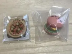 カービィカフェ マグネット ピザ ハンバーガー