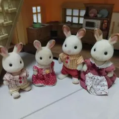 ☆まとめ売り！お人形、家具セット　シルバニアファミリー　あかりの灯る大きなお家