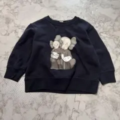 UNIQLO KAWS コラボ トレーナー ブラック