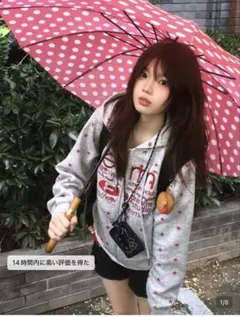 フード付きスウェット SHEIN