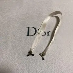 Dior クリスチャンディオール チャームつきリボン