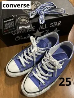 CONVERSE ALL STAR 100 カラーズオックス 紫6.5 25㎝