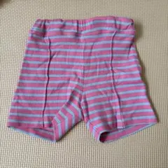 デイリーライン ハーフパンツ 110cm ピンク ボーダー