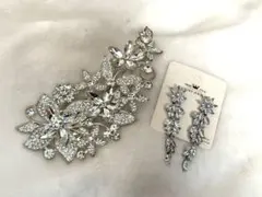 結婚式　ブライダルアクセサリー　ヘアアクセサリー　ブライダルピアス