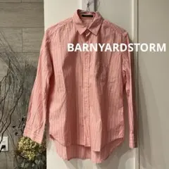 BARNYARDSTORM ピンク ストライプ シャツ 春 バンヤードストームのサムネイル