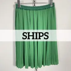 ★00s 希少 SHIPS プリーツ シアー シースルースカート ウエストフリーのサムネイル