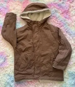 コムサイズム　モッズコート リバーシブル ２ＷＡＹ シープボア　キャメル