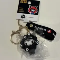 万博　サンリオミャクミャク 立体マスコット　黒ミャクミャク クロミ