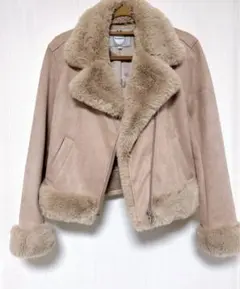 【Rirandture】美品♡フェイクファームートンコート S