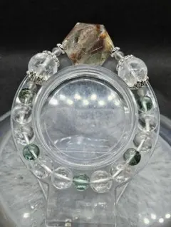 ✨ガーデンクォーツ六芒星  アイリスブレスレット✨