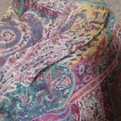 ETRO ペイズリー柄 シルクストール