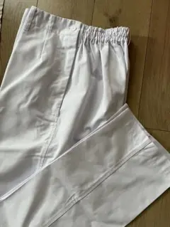CO-COS ホワイトパンツ ウエストゴム