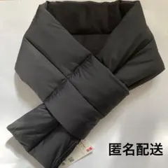 新品未使用　UNIQLOヒートテックライニングパデッドマフラー ブラック