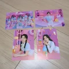 TWICE　タワレコ コラボ カフェ　ポストカード　４枚　ミナ　オール　ジヒョ