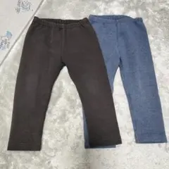 ユニクロ 裏起毛 レギンス 90