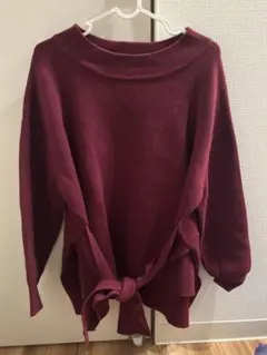 AZUL by moussy バーガンディニット S