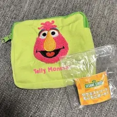 セサミストリート　もこもこポーチ3 テリーモンスター