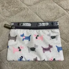 LeSportsac 犬柄ポーチ