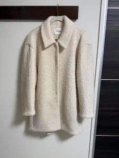 クリーム色 ボアジャケット