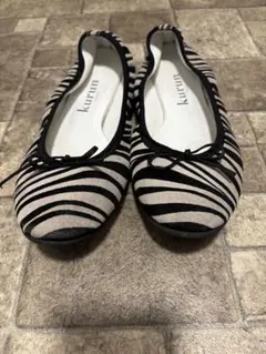 kurun ゼブラプリント ライトグレー