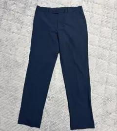 UNIQLO ユニクロ 感動パンツ シアサッカー ネイビー