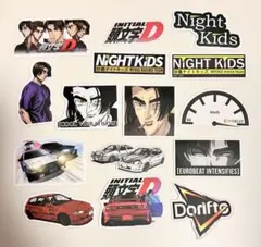 頭文字D 庄司慎吾　Night Kids ステッカー セット