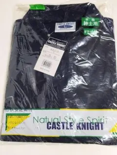 CASTLE KNIGHT　形態安定　半袖ポロシャツ　Lサイズ　新品★4981X