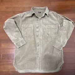 UNIQLO コーデュロイ 長袖シャツ XL ベージュ