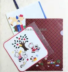 ファミリア familiar ハンカチ・クリアホルダー・ギフト袋 3点セット