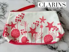 CLARINS クラランス ポーチ マリン柄のサムネイル