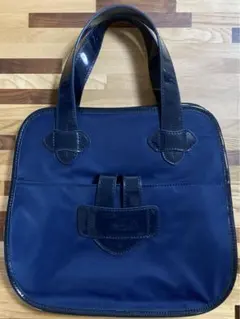 【希少】COACH 22410 レザー トートバッグ 本革 青 ブティックライン 希少】COACH 22410 レザー トートバッグ 本革 青 ブティックライン