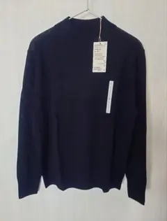 無印洗えるウールハイゲージハイネックセーターL