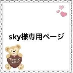 sky様専用ページ