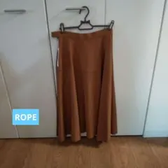 ADAM ET ROPÉ フレアスカート 38 ブラウン