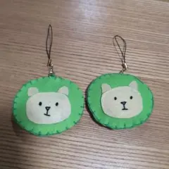 ハンドメイド212 らいおんキーホルダー