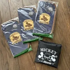 新品未使用　ディズニー　ミッキーマウス　エコバッグとマルチポーチ