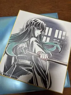鬼滅の刃　時透無一郎　柱稽古リアルタイムカフェ第四話 ランダム色紙　新品