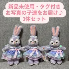 東京ディズニーシー　カラフルハピネス　ステラルー ぬいぐるみバッジ　3体セット