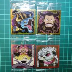 ONE PIECE ウエハース シール ×4 ①