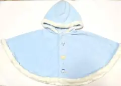 familiar　ポンチョ　60〜90cm ブルー